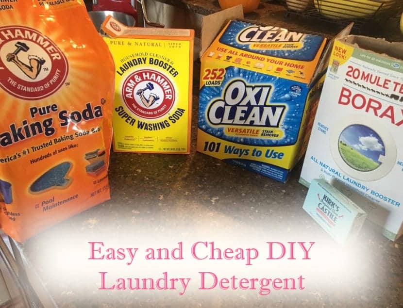 Laundry Detergent Ingredients