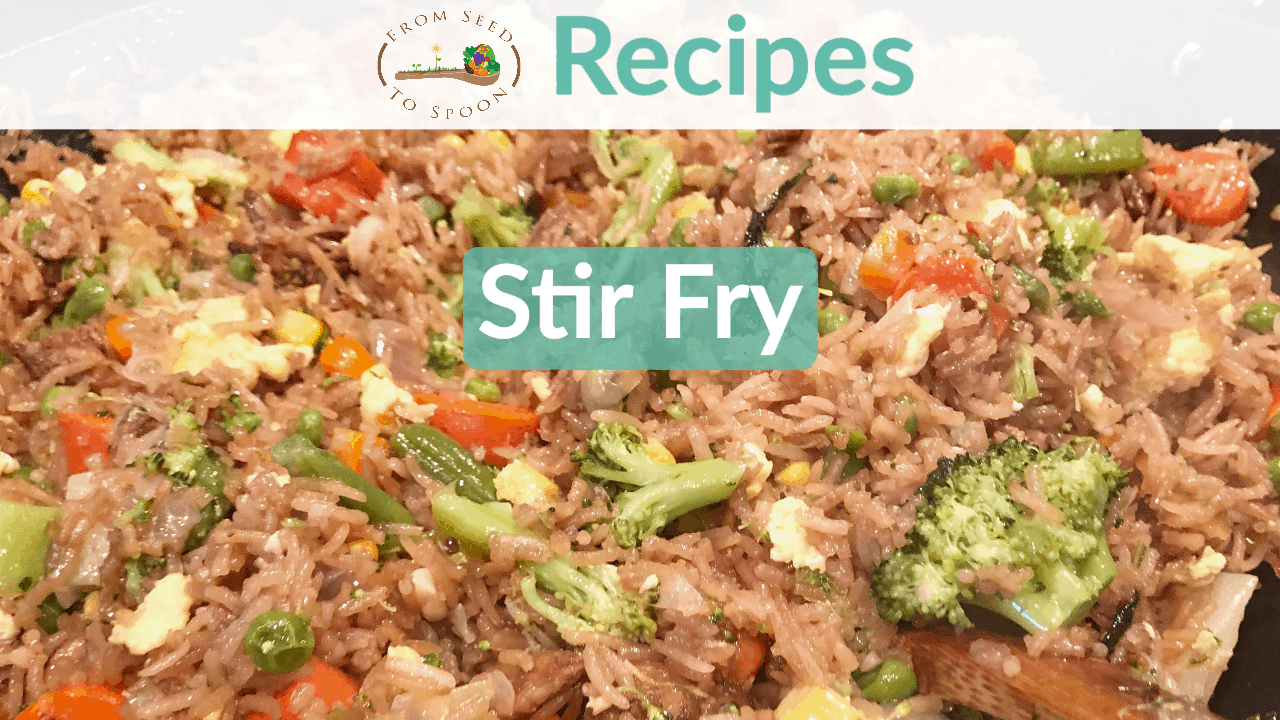 Garden Vegetable Stir Fry – From Seed to Spoon Vegetable Garden Planner Mobile App