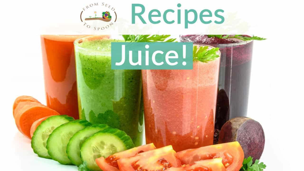 Juice recipe blog post