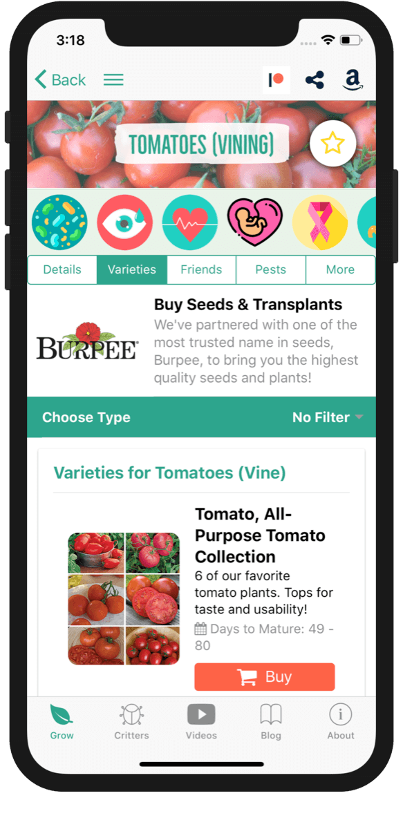Vegetable Garden Planner Mobile App for iOS, Android, &  Grow Your Own Food From Seed to