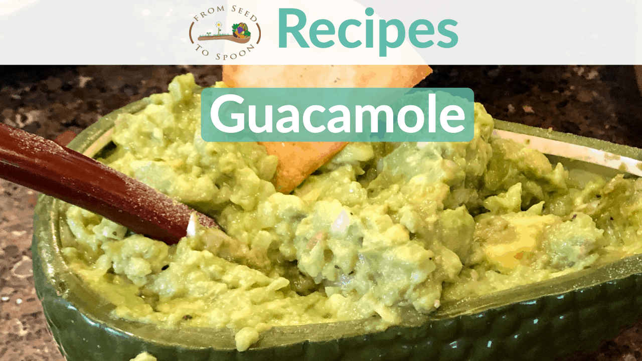 How To Make Homemade Guacamole – From Seed to Spoon Vegetable Garden Planner Mobile App