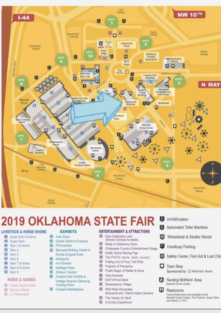 Ok fairgrounds map