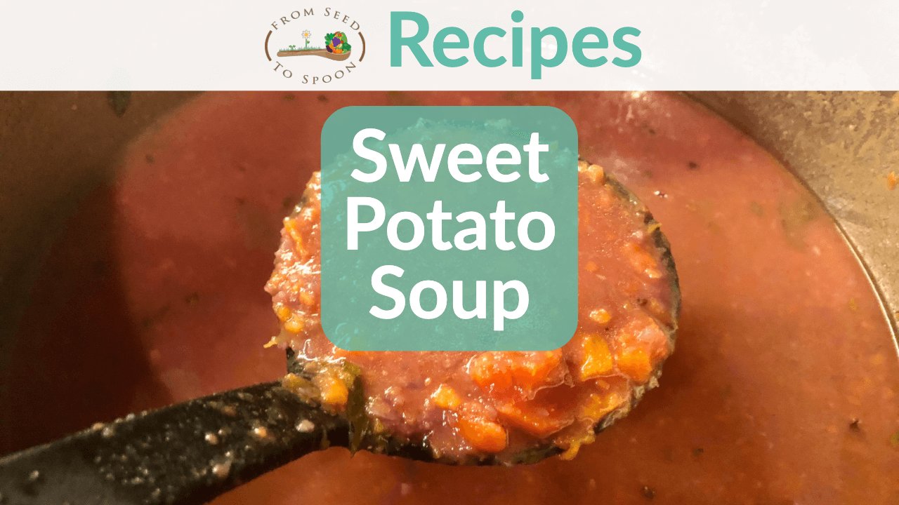 Instant Pot Sweet Potato Soup – From Seed to Spoon Vegetable Garden Planner Mobile App