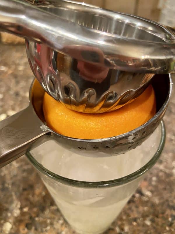 juicing orange