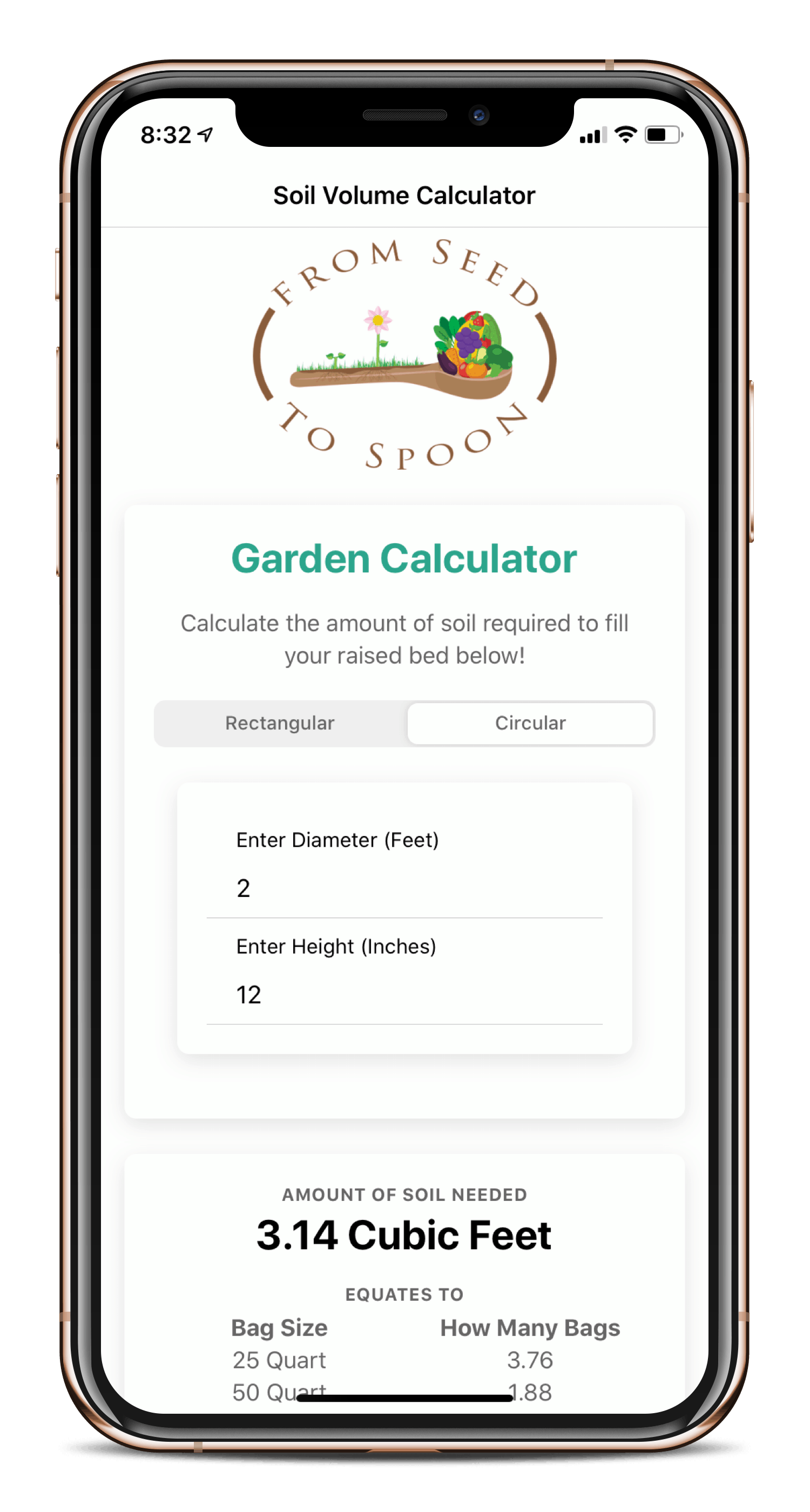 Our Garden Soil Calculator App to Calculates How Much Soil You Need for ...