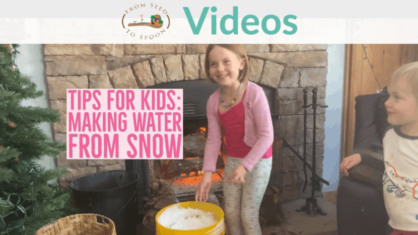 making water from snow