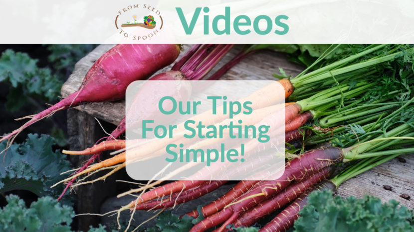 our tips for starting simple