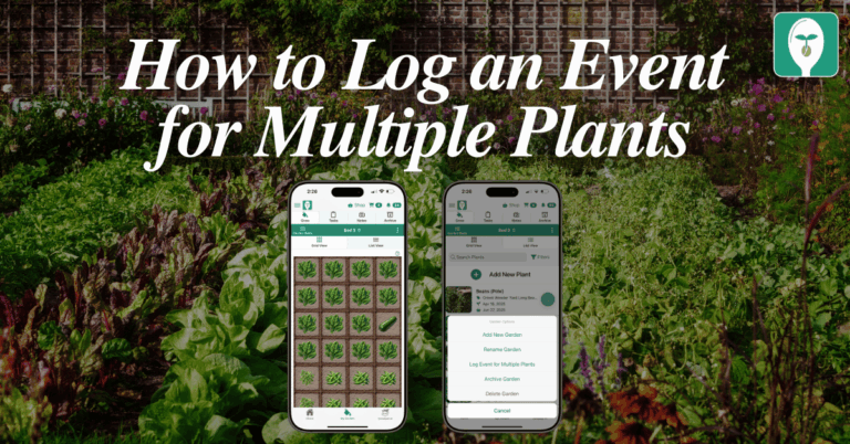 log multiple plant events